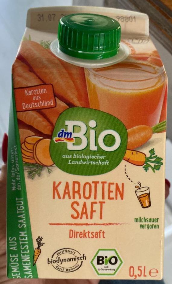 Fotografie - Karottensaft dmBio