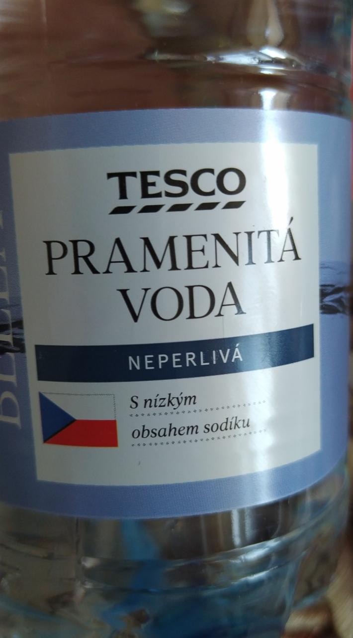 Fotografie - Pramenitá voda Tesco neperlivá