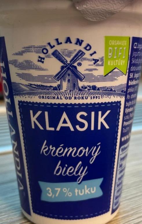 Fotografie - Klasik krémový biely 3,7% tuku Hollandia