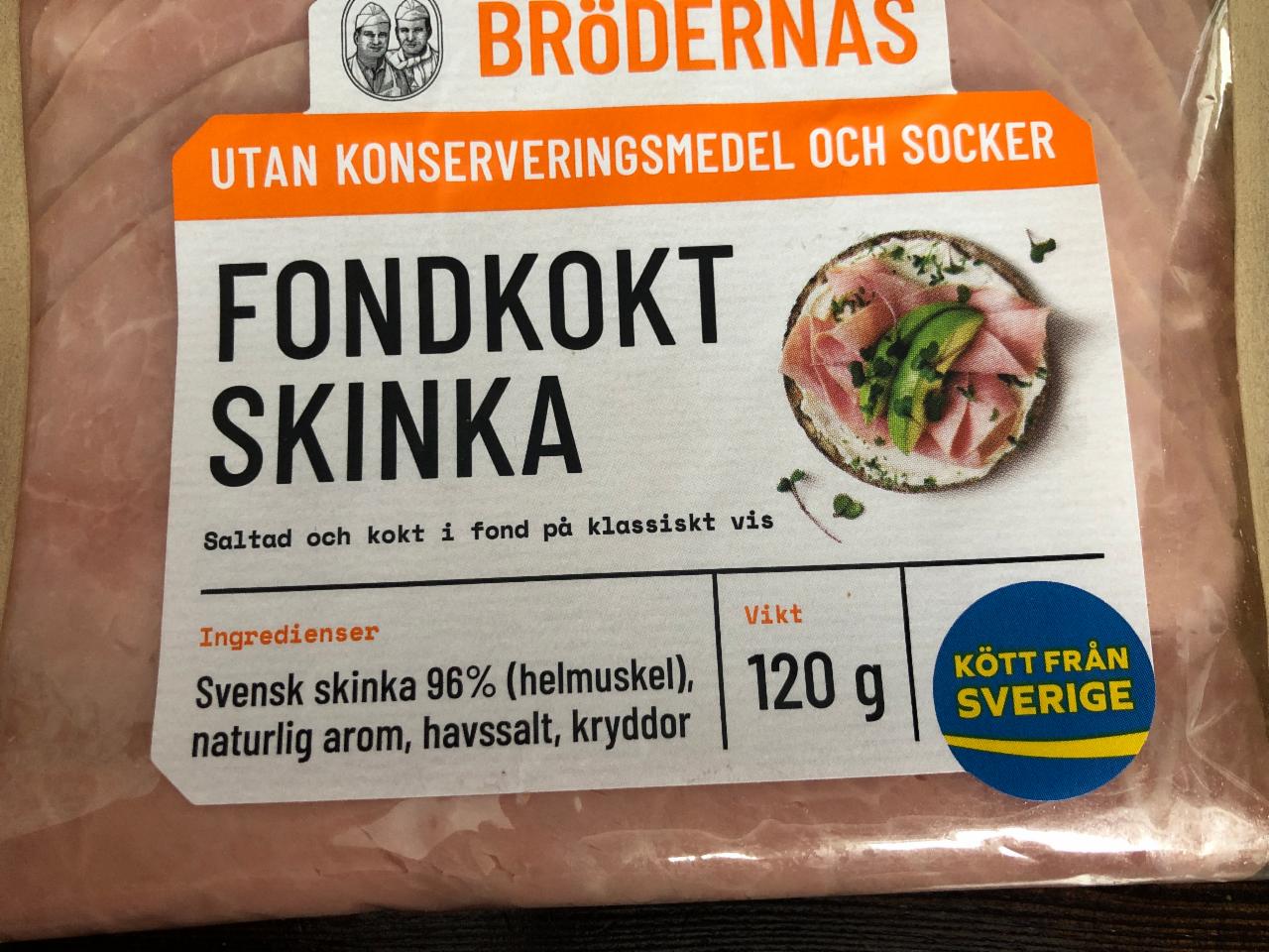 Fotografie - Fondkokt Skinka Brödernas