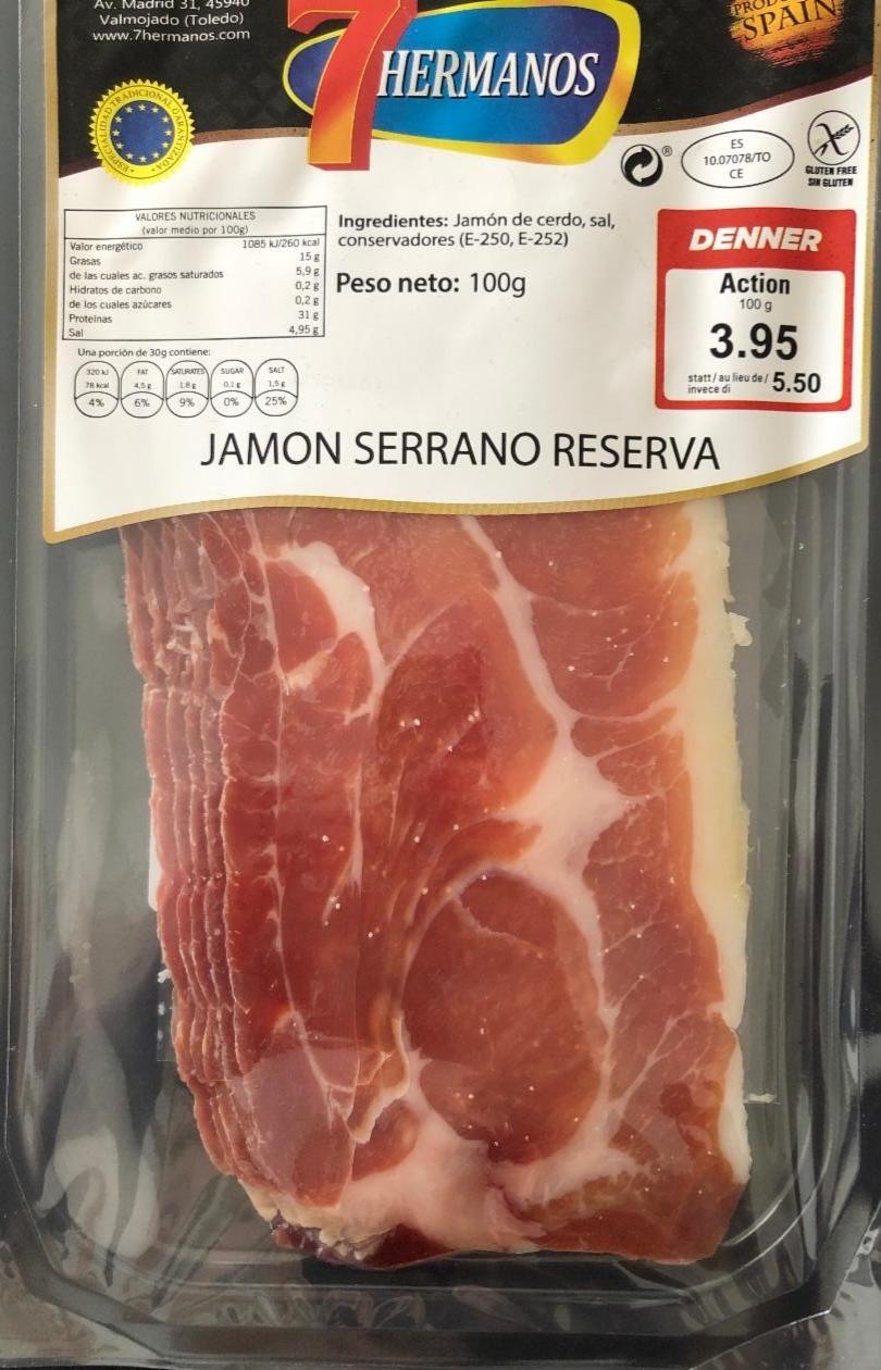 Fotografie - Jamon serrano reserva 7 Hermanos