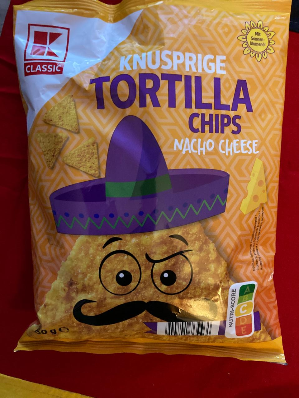 Fotografie - Knusprige tortilla chips nacho cheese K-Classic