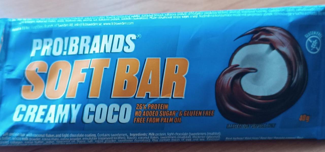 Fotografie - Soft bar creamy coco Pro!brands