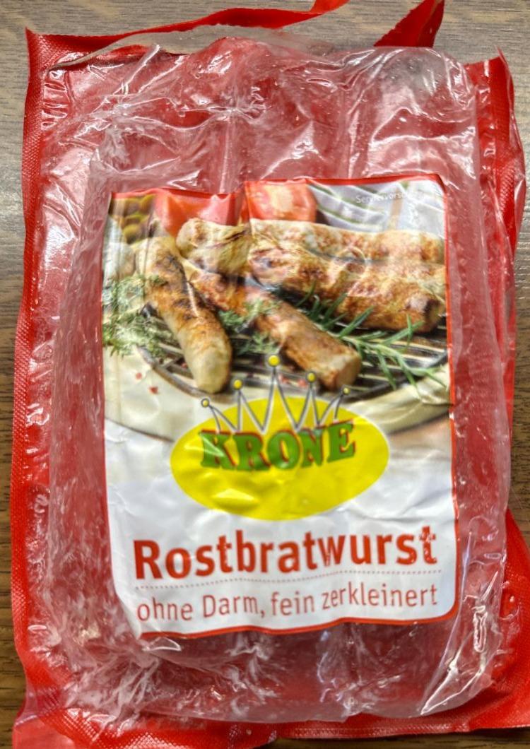 Fotografie - Rostbratwurst ohne Darm Krone