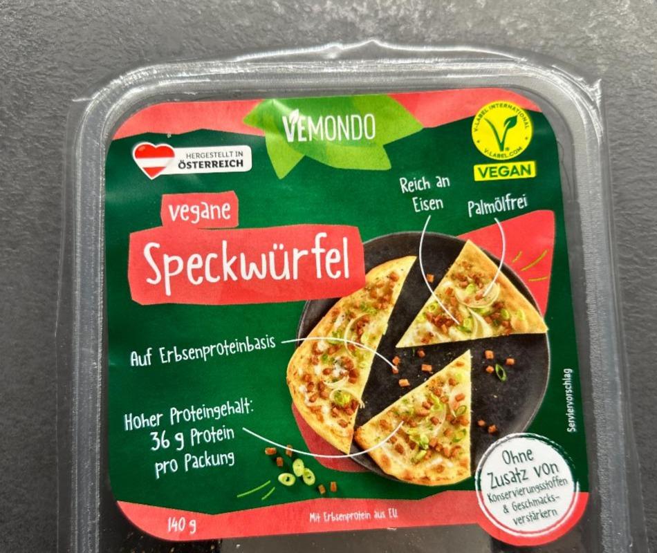 Fotografie - Vegane Speckwürfel Vemondo