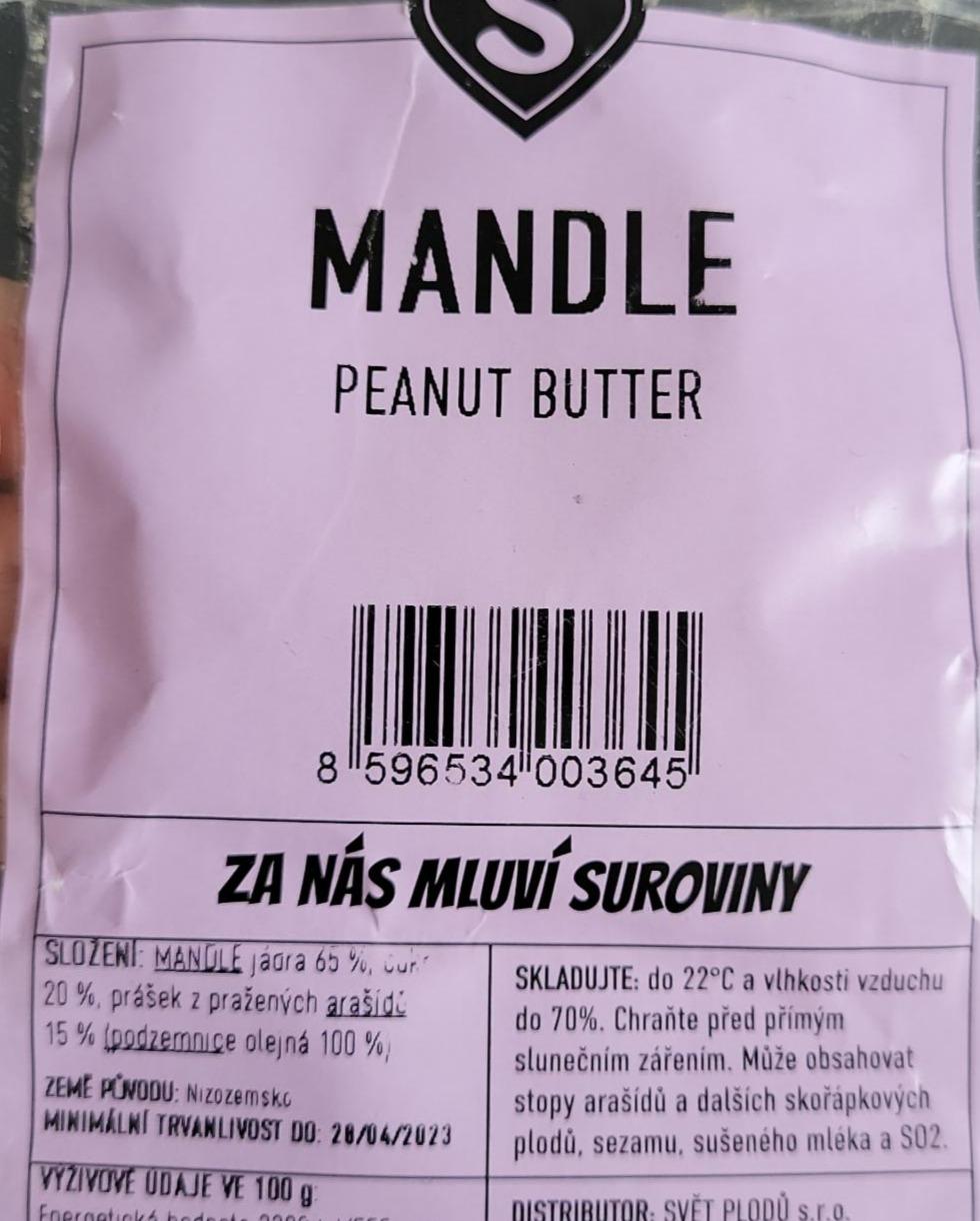 Fotografie - Mandle peanut butter Svět plodů