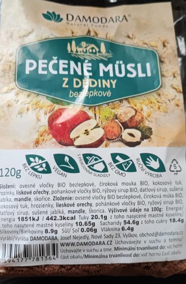 Fotografie - Pečené müsli z dědiny bezlepkové Damodara