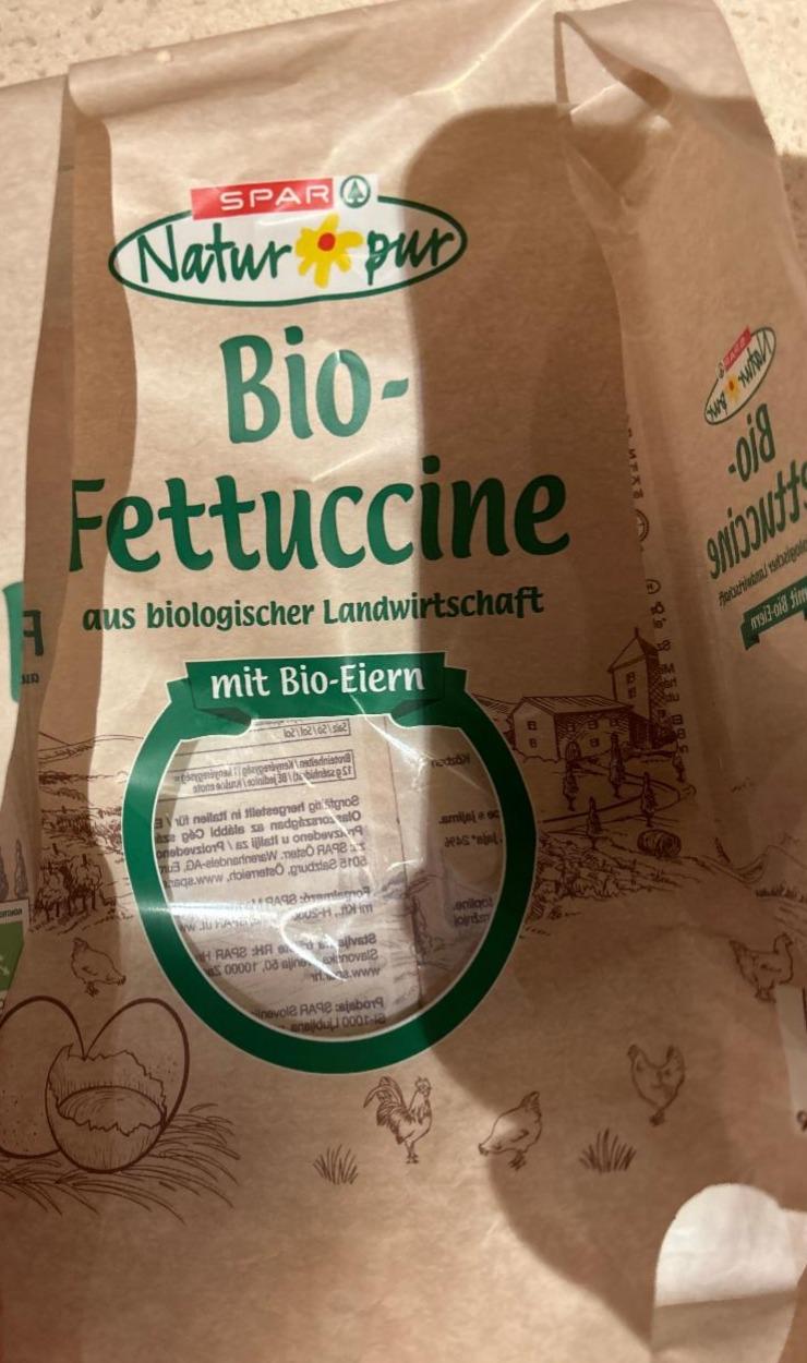 Fotografie - Bio-Fettuccine mit Bio-Eiern SPAR Natur*pur