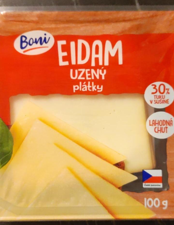 Fotografie - Eidam uzený plátky 30% tuku Boni