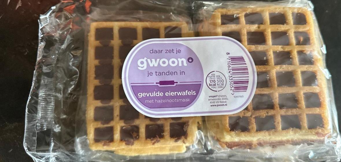 Fotografie - Gewulde eierwafels Gwoon