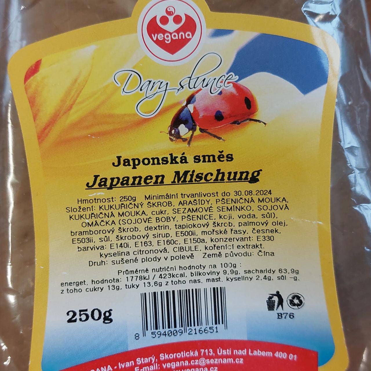 Fotografie - Dary slunce Japonská směs Vegana