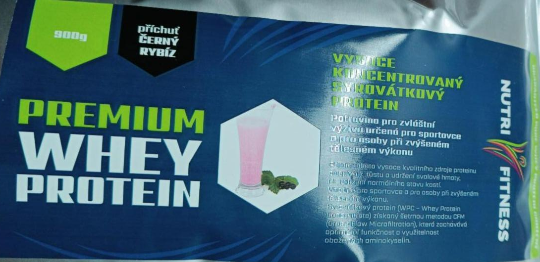 Fotografie - Premium Whey protein Černý rybíz Nutrifitness