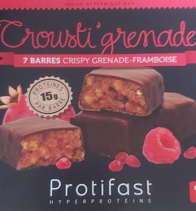 Fotografie - Crousti grenade crispy grenade-framboise Protifast