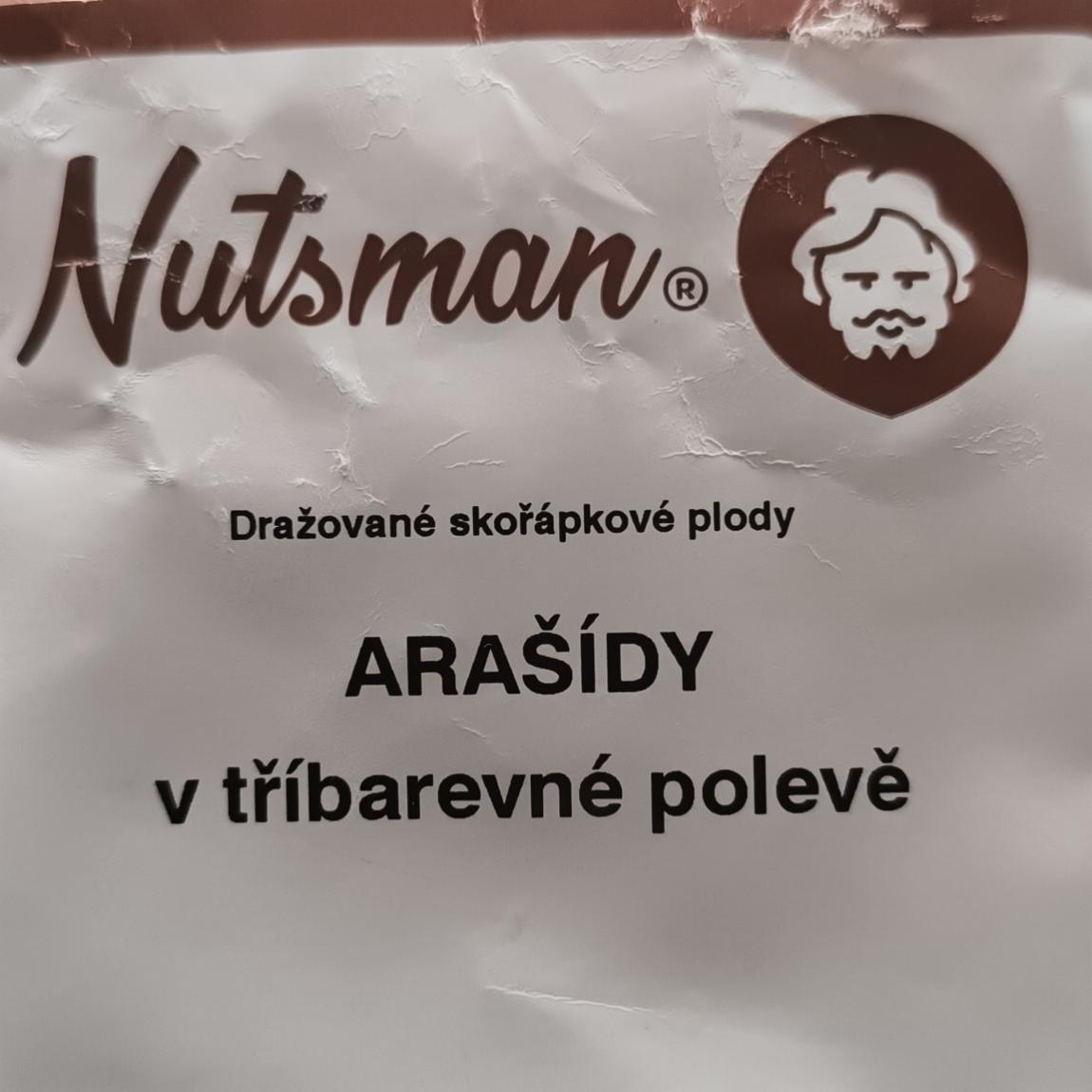 Fotografie - Arašídy v tříbarevné polevě Nutsman