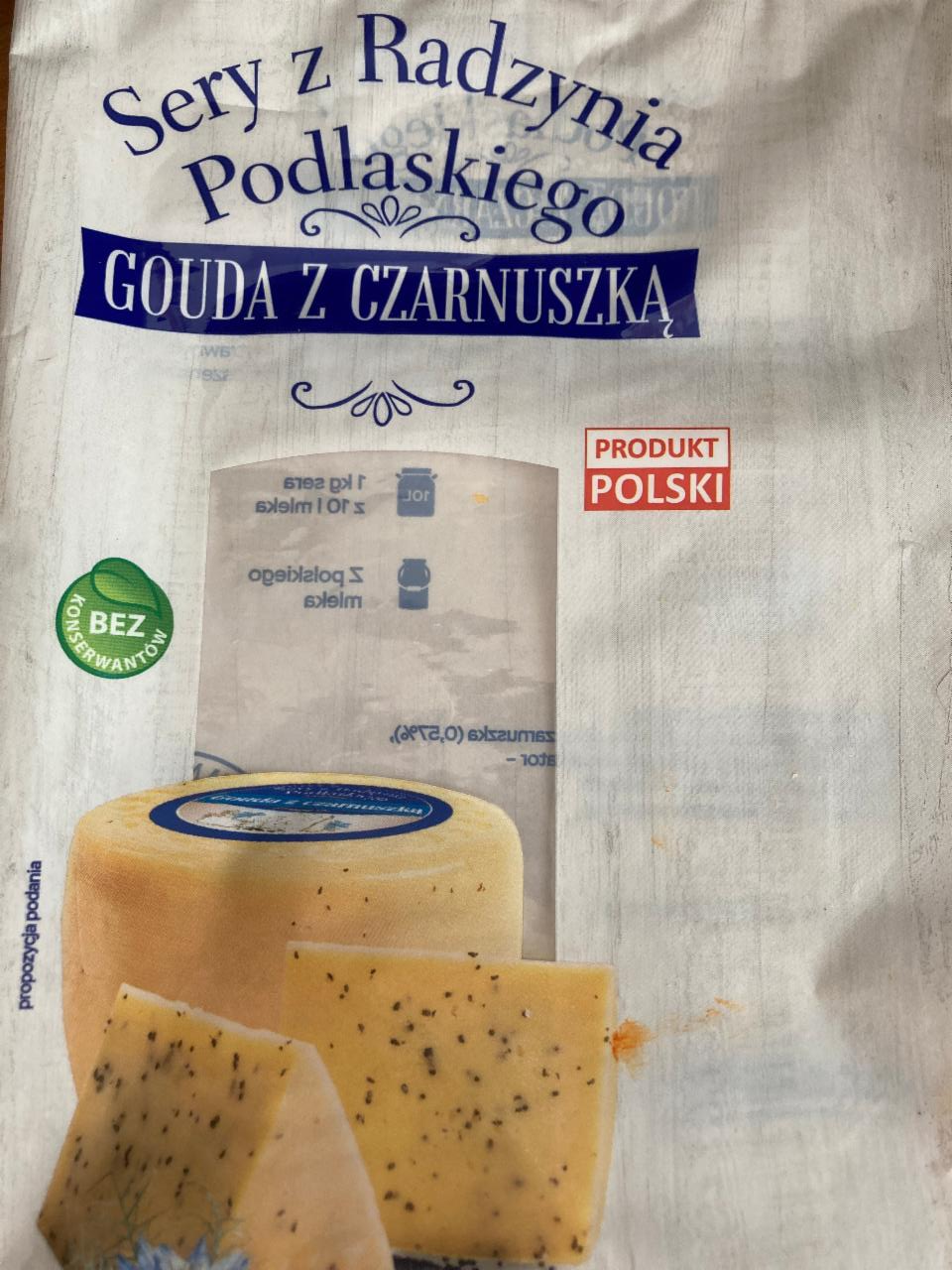 Fotografie - Gouda z czarnuszką Sery z Radzynia Podlaskiego