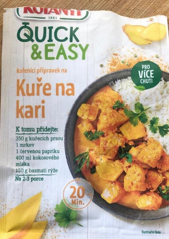 Fotografie - Quick&Easy Kuře na kari Kotányi