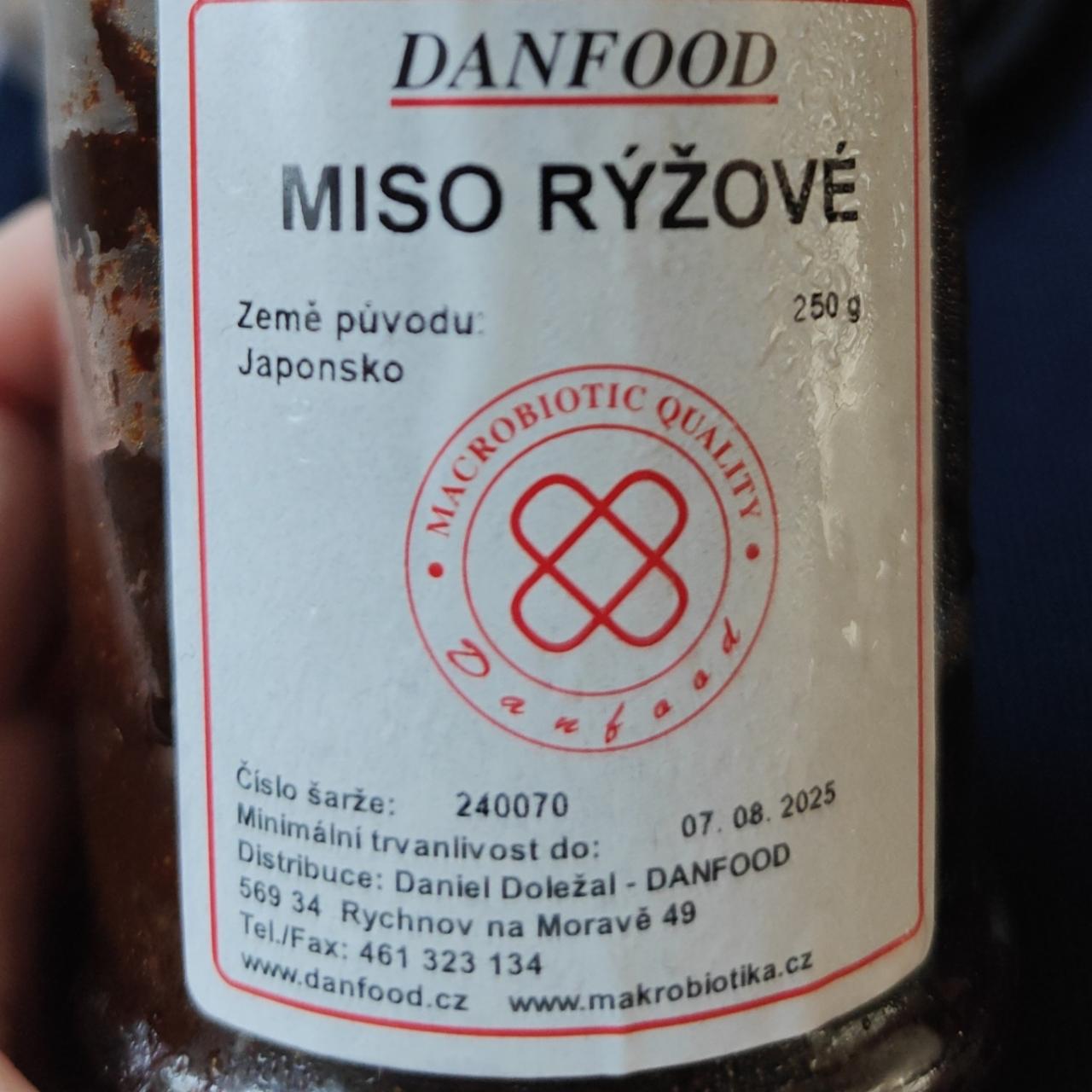 Fotografie - Miso rýžové Danfood