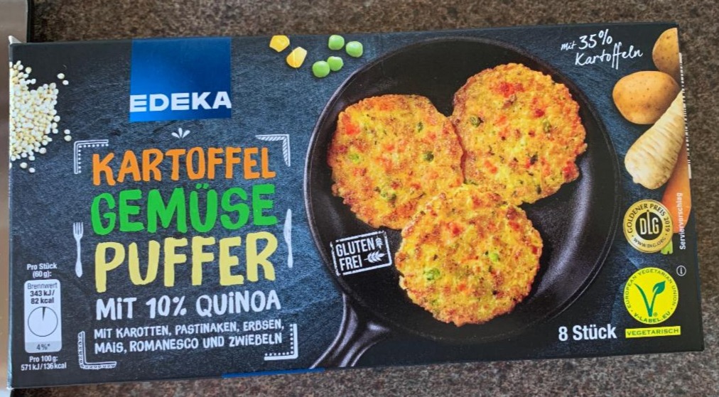 Fotografie - Kartoffel Gemüse Puffer Edeka