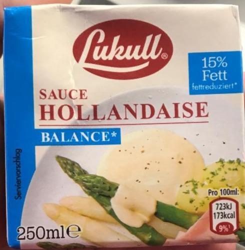 Fotografie - Sauce Hollandaise Balance Lukull