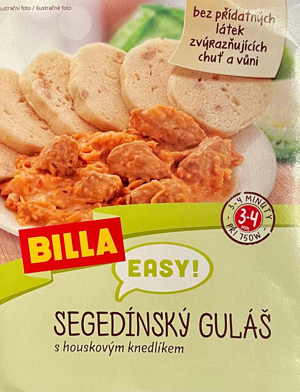 Fotografie - Segedínský guláš s houskovým knedlíkem Billa Easy!