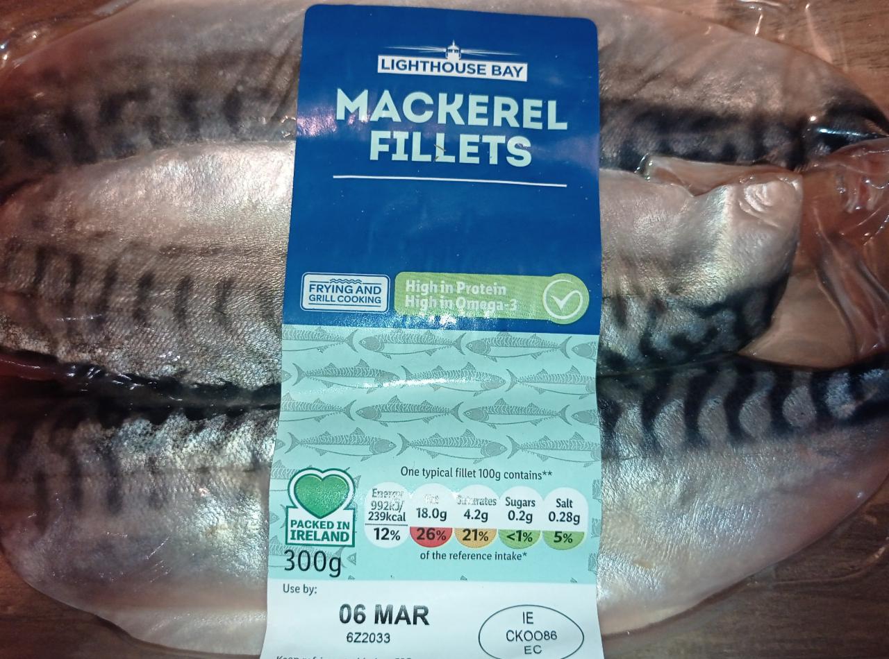 Fotografie - Mackerel fillets Lidl Irsish