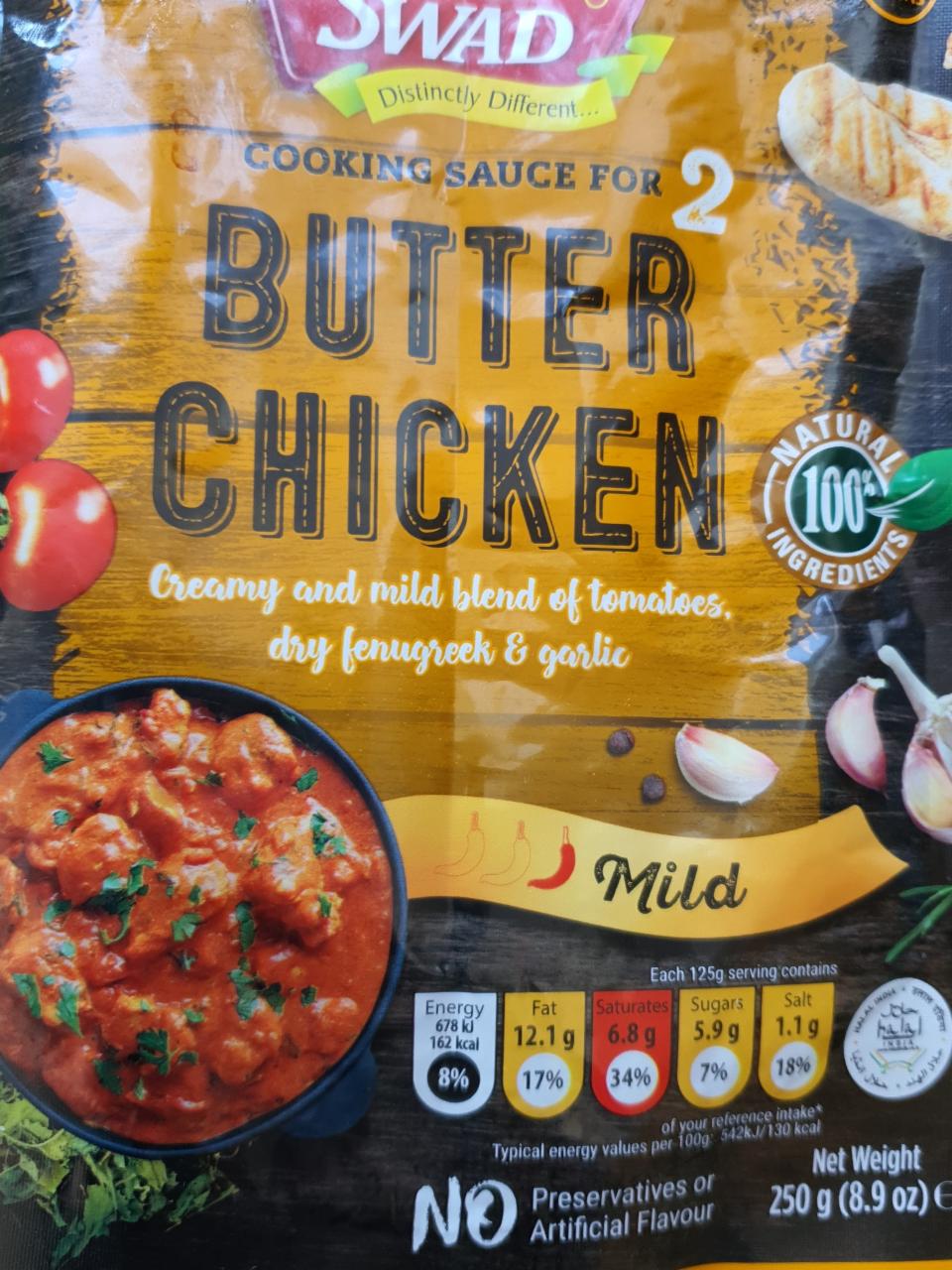 Fotografie - Butter chicken mild Swad