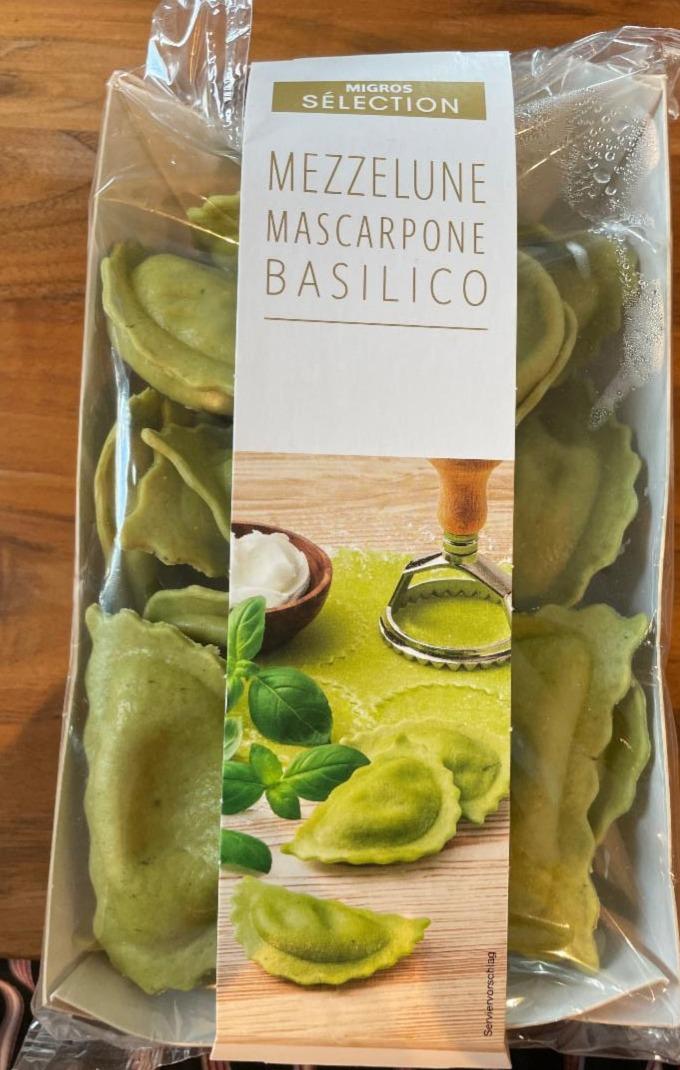 Fotografie - Mezzelune Mascarpone Basilico Migros Sélection