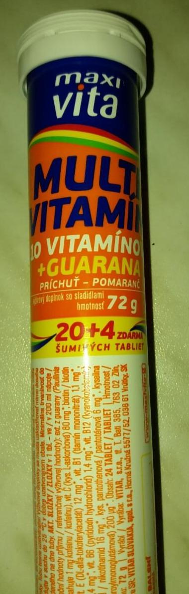 Fotografie - Maxi Vita Multivitamín a Guarana