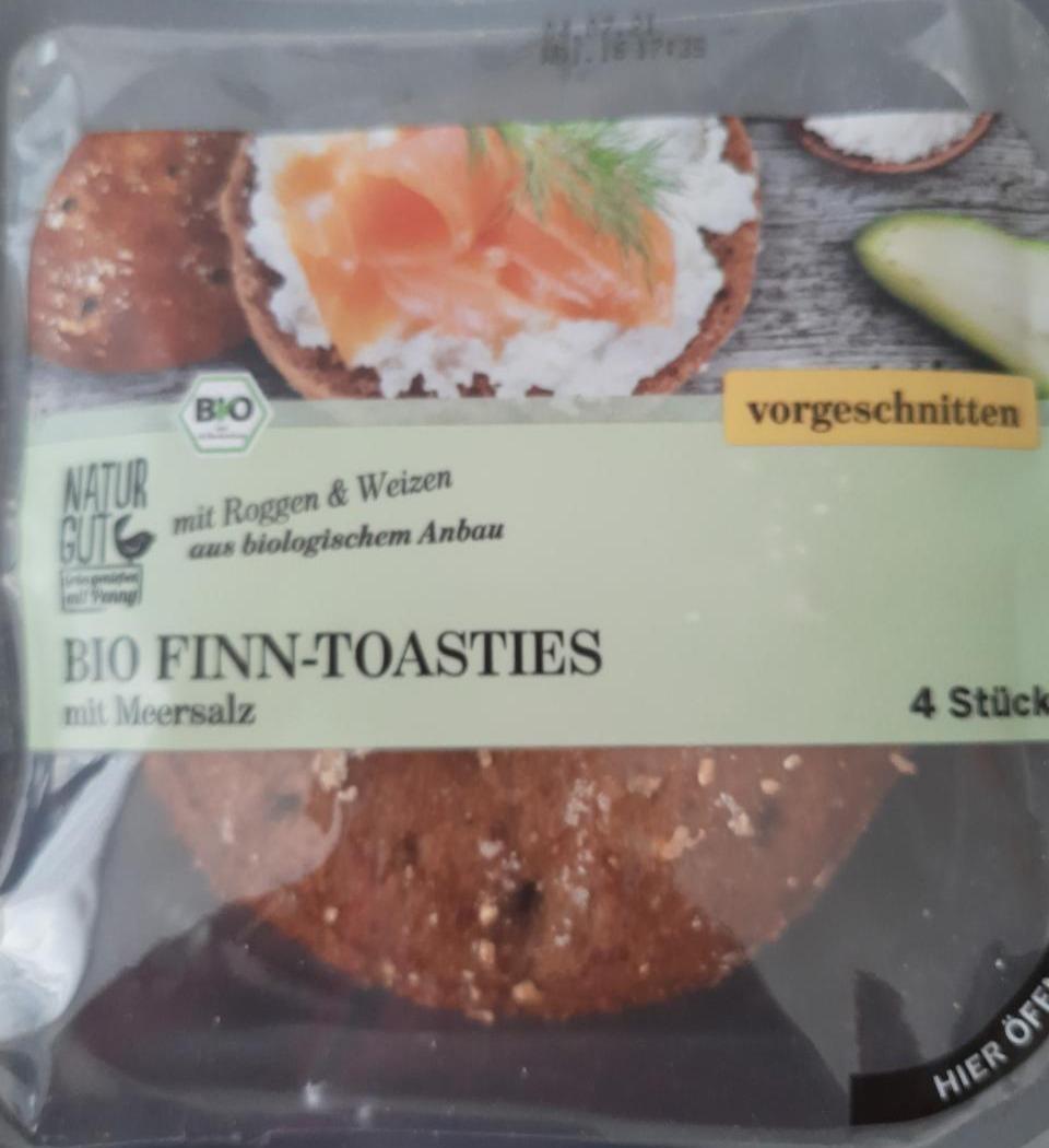 Fotografie - BIO Finn-toasties mit Meersalz