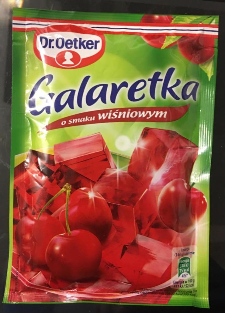 Fotografie - Galaretka o smaku wiśniowym Dr.Oetker