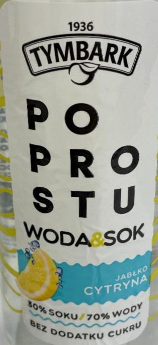 Fotografie - Po prostu Woda & Sok Jablko Cytryna Tymbark