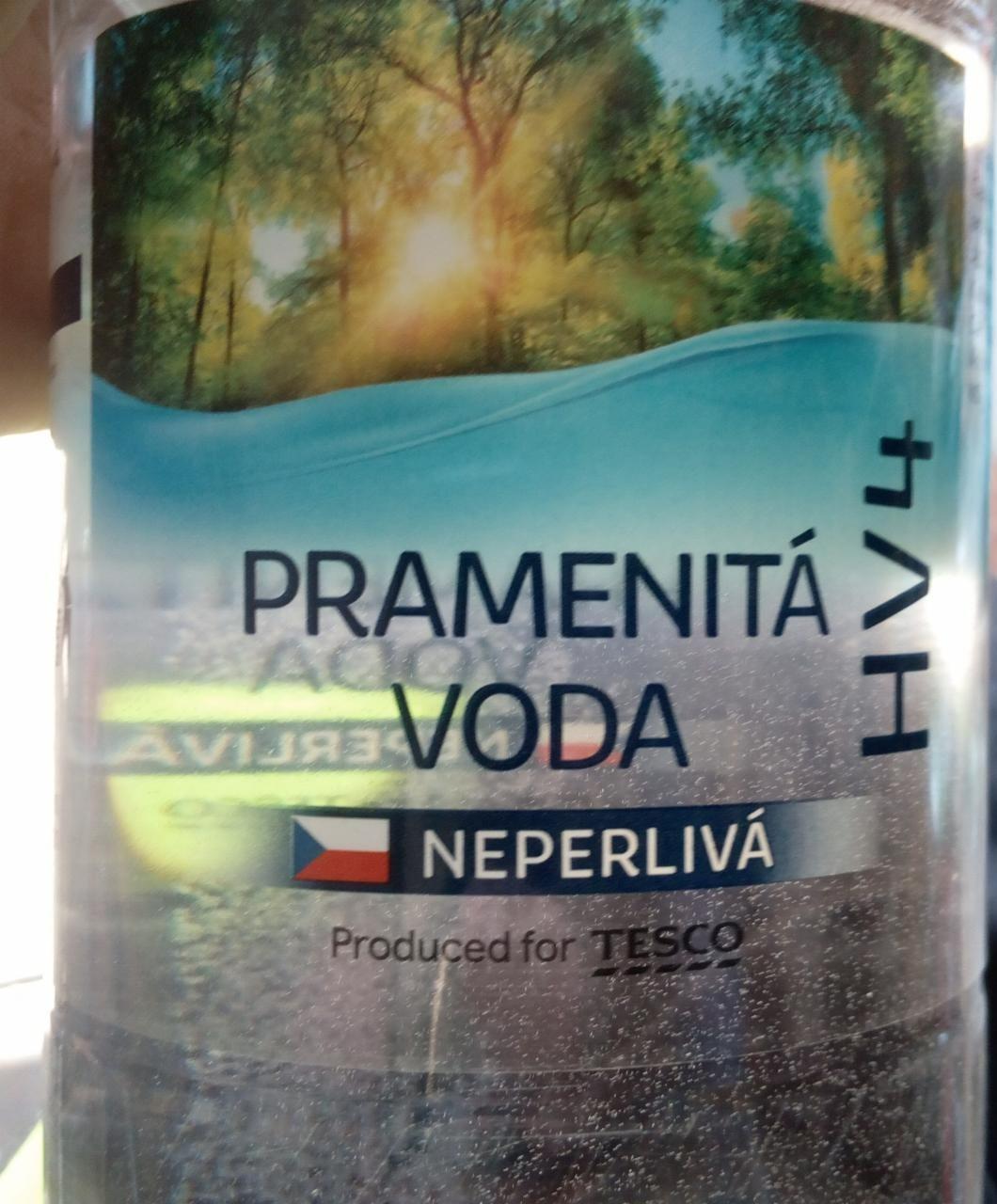 Fotografie - pramenitá voda neperlivá HV4 TESCO