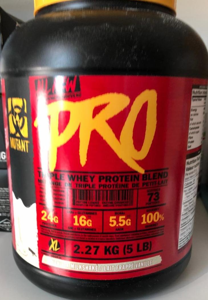 Fotografie - Pro Triple Whey Protein Blend Vanilla Mutant