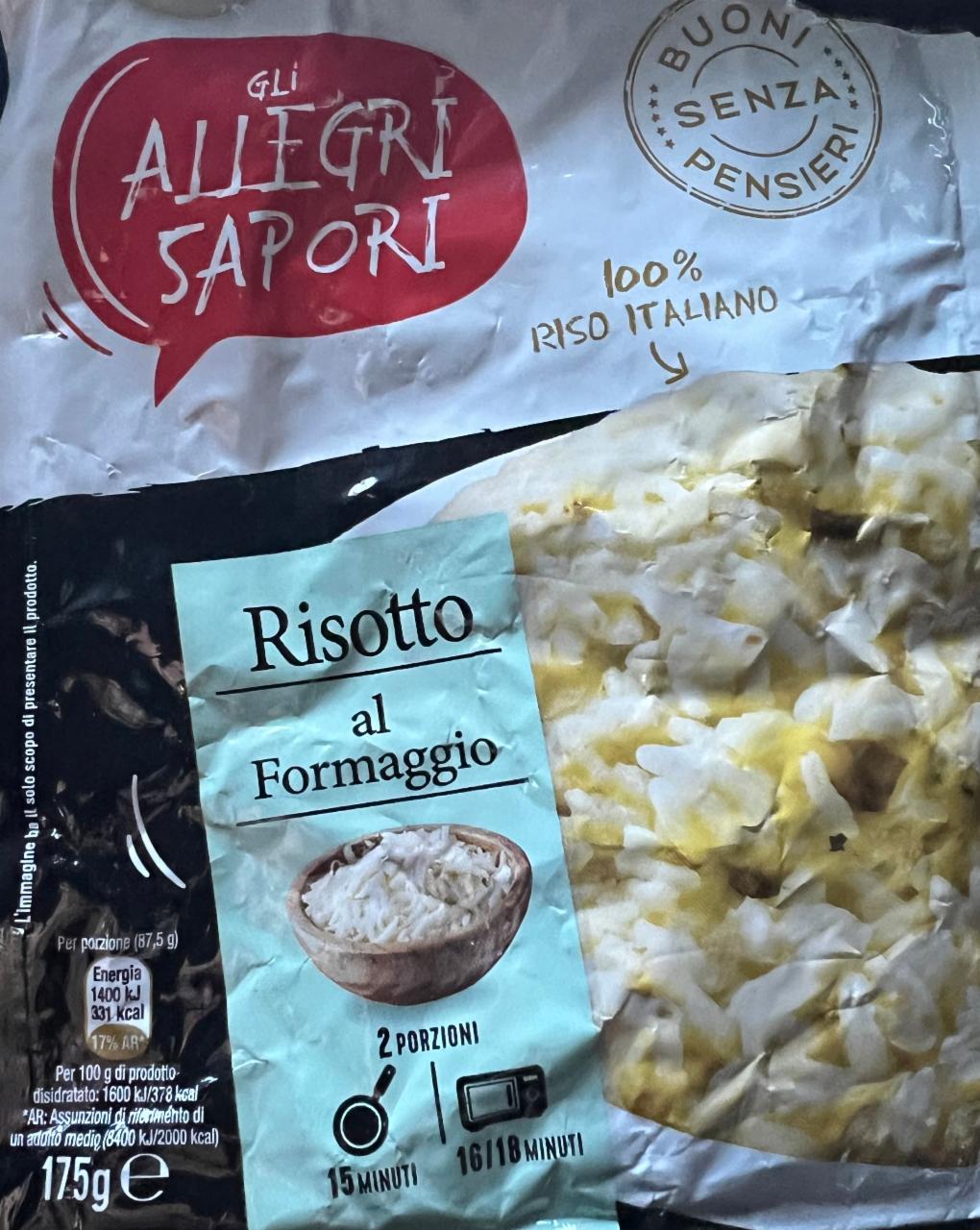 Fotografie - Risotto al Formaggio Allegri sapori