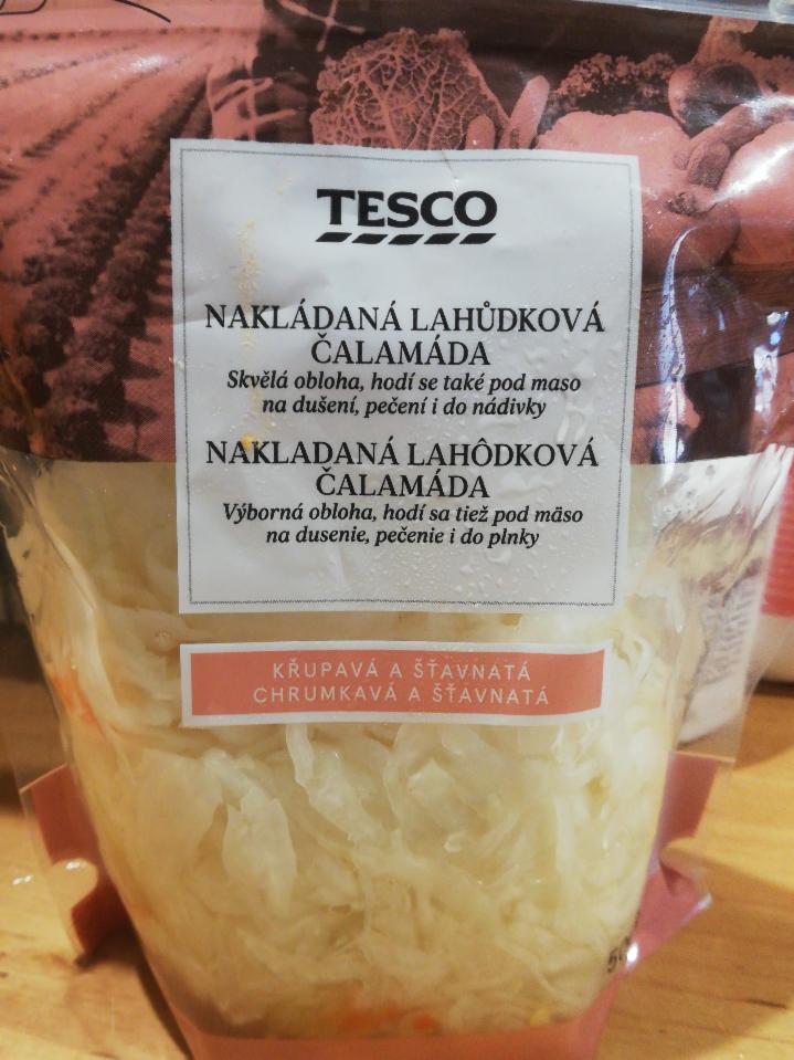 Fotografie - nakládaná lahůdková čalamáda Tesco