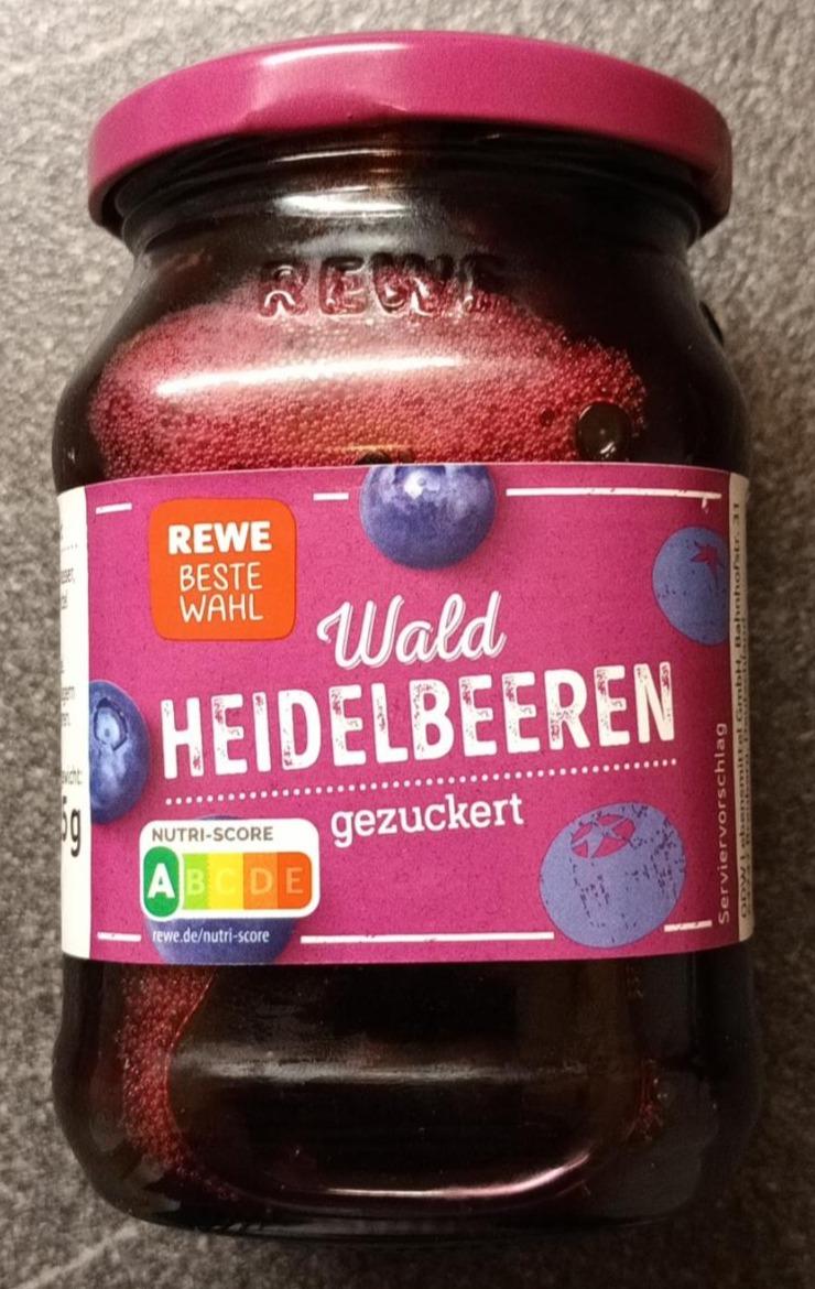 Fotografie - Wald Heidelbeeren gezucker Rewe beste wahl