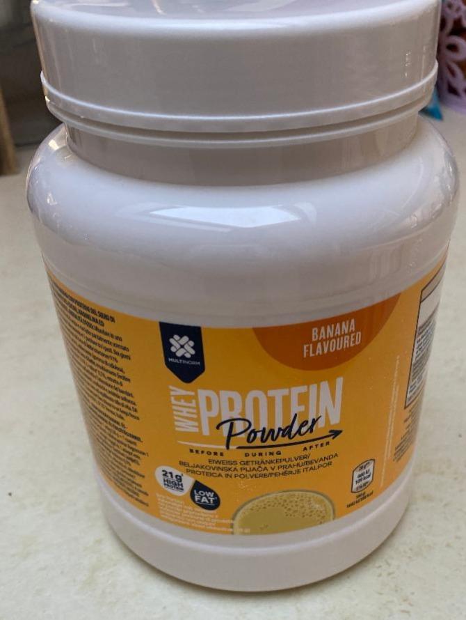 Fotografie - Whey Protein Powder Banana Flavoured Multinorm