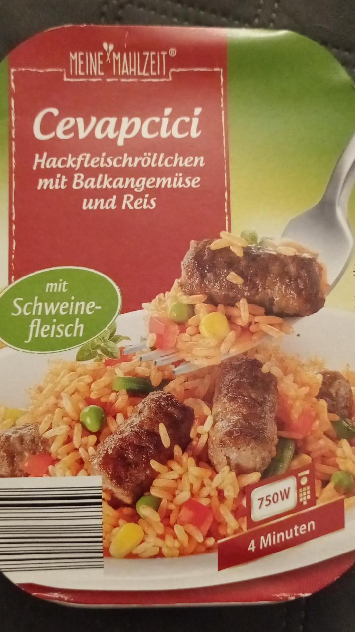 Fotografie - Cevapcici Hackfleischröllchen mit Balkangemüse und Reis Meine Mahlzeit