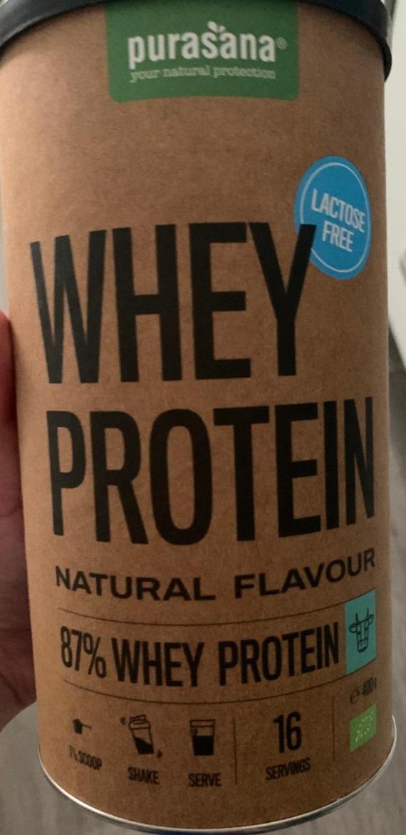 Fotografie - Bio Whey Protein Natural Flavour Purasana