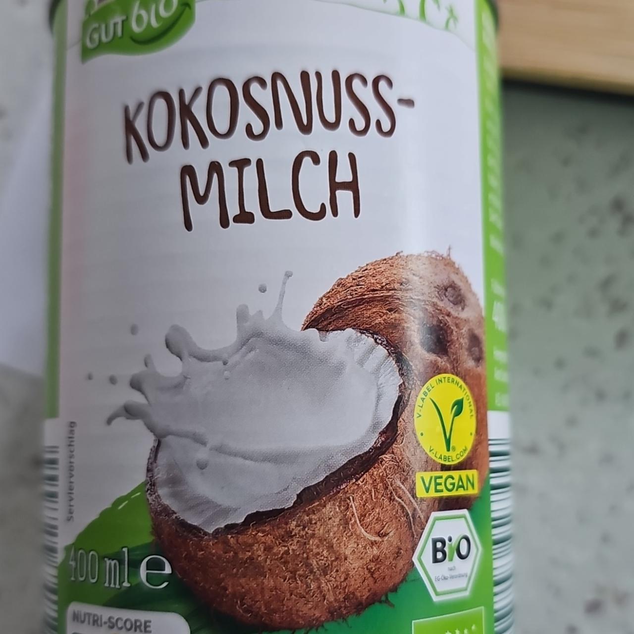 Fotografie - Kokosnussmilch GutBio