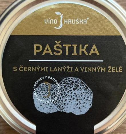 Fotografie - Paštika s černými lanýži a vinným želé Víno Hruška