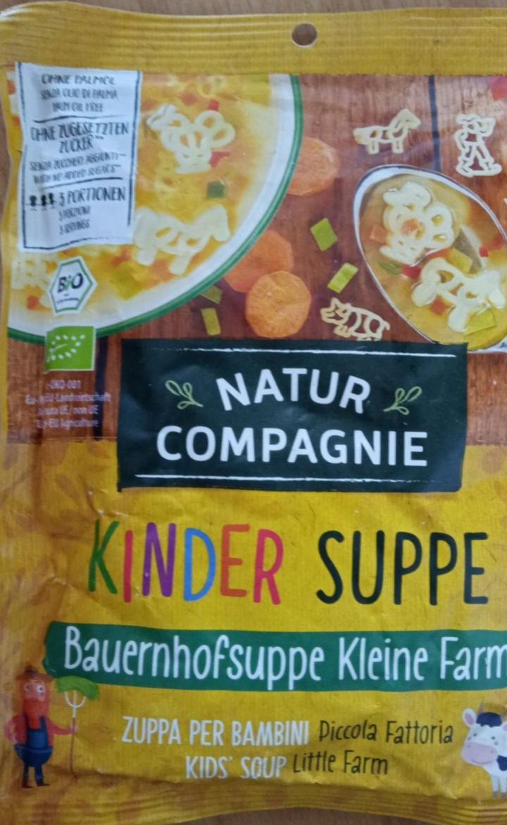 Fotografie - Bio Kinder Suppe Bauernhofsuppe Kleine Farm Natur Compagnie