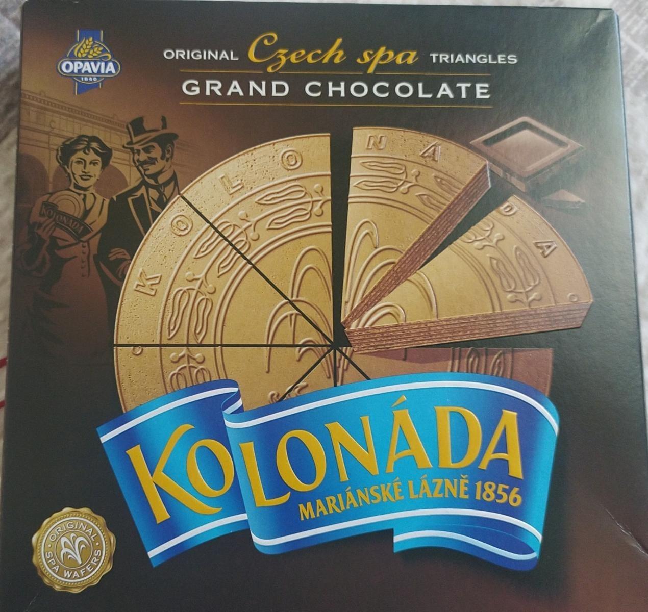 Fotografie - Kolonáda original czech spa triangles grand chocolate Opavia