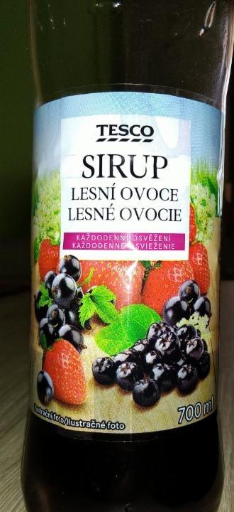 Fotografie - Sirup Lesní ovoce Tesco