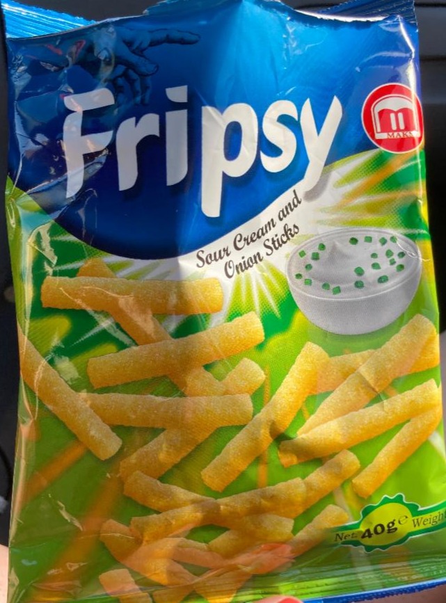 Fotografie - Sour Cream & Onion Sticks Fripsy