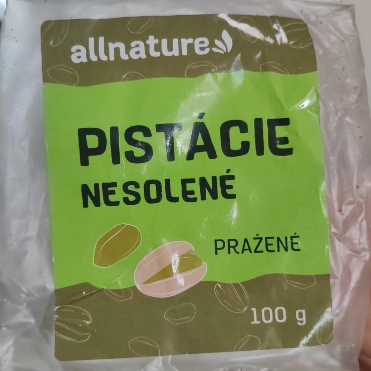 Fotografie - Pistácie pražené nesolené Allnature