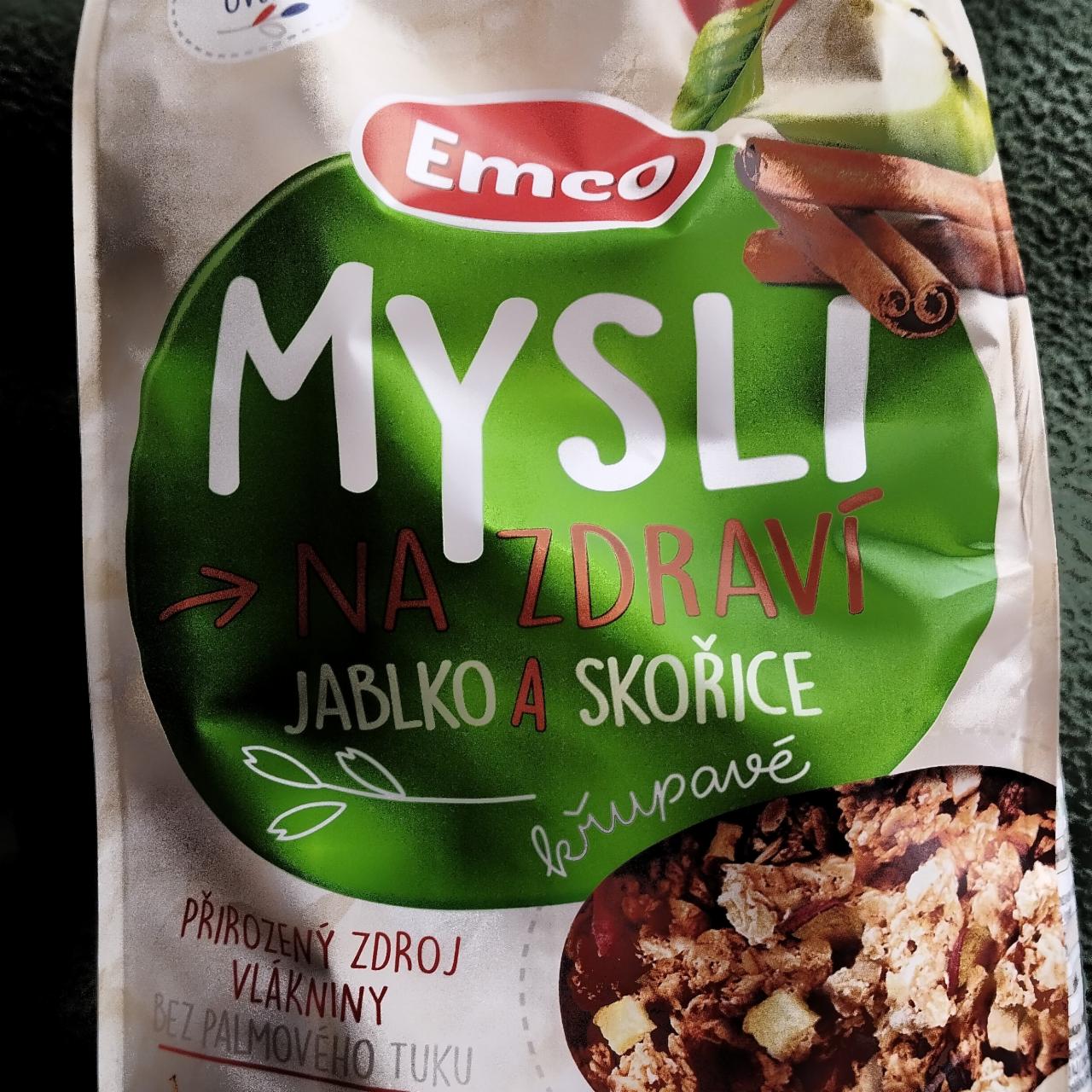 Fotografie - Mysli na zdraví jablko a skořice Emco