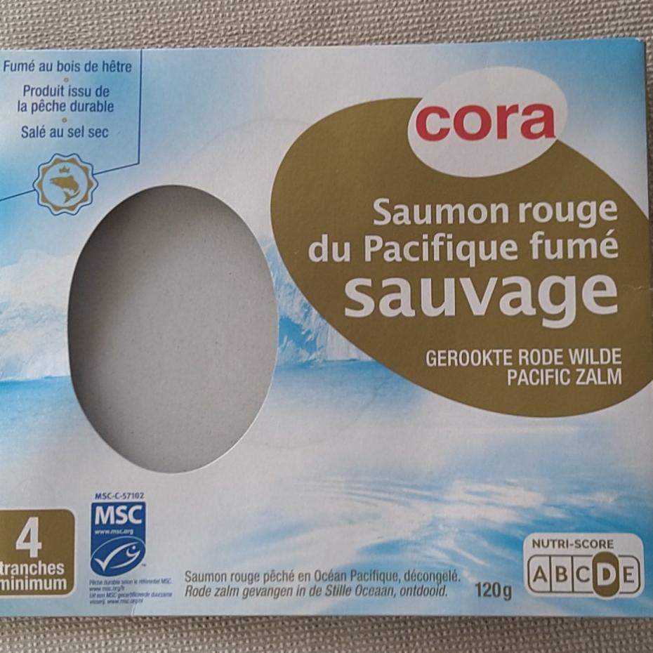 Fotografie - Saumon rouge du Pacifique fumé sauvage Cora