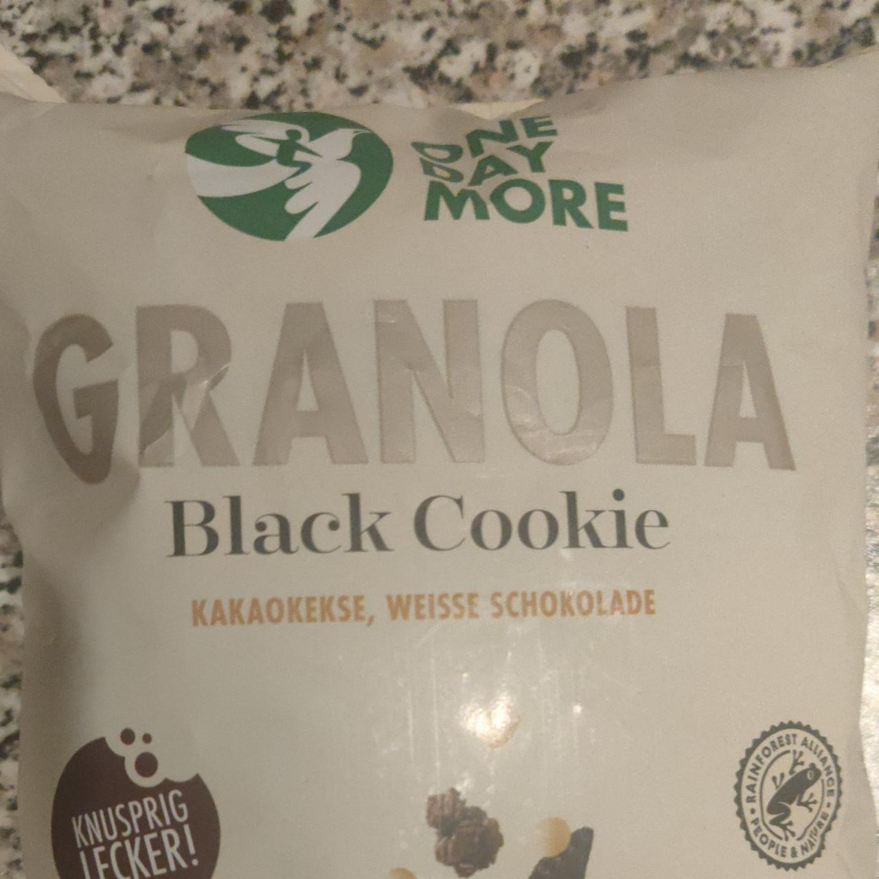 Fotografie - Granola Black cookie OneDayMore