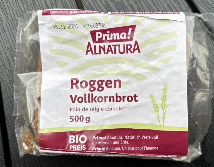 Fotografie - Roggen vollkornbrot Alnatura